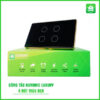 Công tắc Luxury 4 nút đen - Thumbnail Image 1