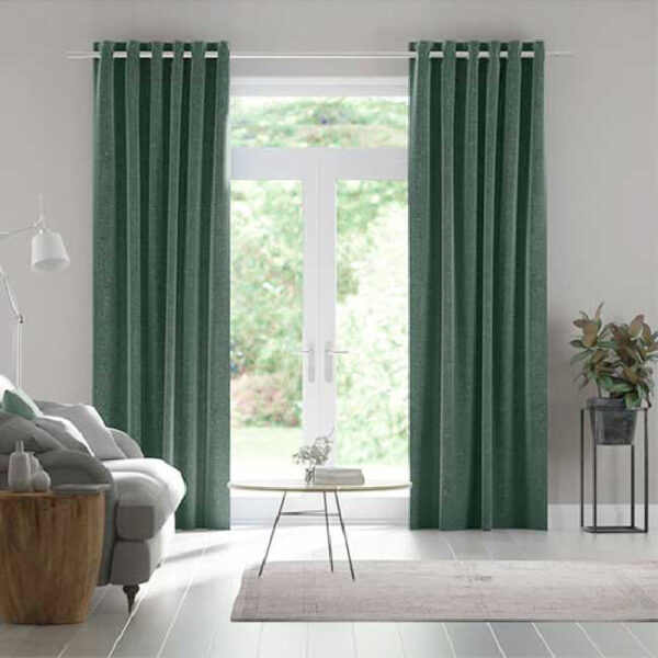 Rèm Vải 1 Lớp Màu Xanh Rêu RV103